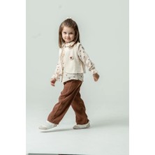 Joy Kids Bolerolu Müslin Gömlekli 3'lü Takım (6-24 Ay) (3-6 Yaş)