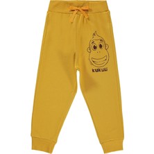 Civil Boys Kukuli Baskılı 2-5 Yaş Eşofman Altı - Hardal 2-3 Yaş