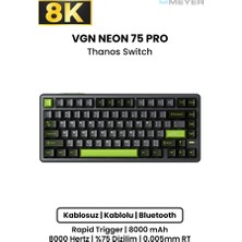 Meyer Gaming Vgn Neon 75 Pro Hall Effect Rapid Trigger Mekanik Klavye [manyetik Switch]