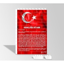 Basel Maison Türk Bayrağı ve Gençliğe Hitabe - Yapboz LEGO Resim