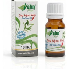 Yalın Vital Çay Ağacı Yağı 10 ml | %100 Saf ve Doğal ( Cam Damlalık Hediyeli )