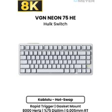 Meyer Gaming Vgn Neon 75 He Hall Effect Rapid Trigger Mekanik Klavye [manyetik Switch]