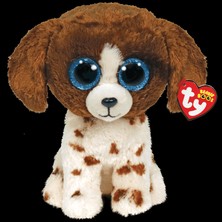 Ty Muddles Beanie Boo Kahverengi Beyaz Köpek 15CM