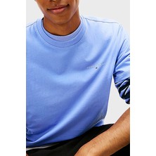 Tommy Jeans Pamuklu Slim Fit Logolu Bisiklet Yaka T Shirt Erkek T Shirt DM0DM21780 C58