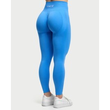 Oace Seamless Yüksek Bel Toparlayıcı Tayt - Açık Mavi