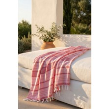 Orbit Çift Kişilik Pike 180X220 cm Çizgili Çok Renkli – %70 Pamuk %30 Polyester –  Dört Mevsim Kullanım – Türkiye Üretim Tek Parça Pike