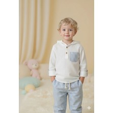 Cattackids Erkek Çocuk Kargo Cepli Gömlek Pantolon Takımı 2-5 Yaş