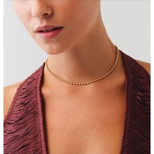 By Milo Jewellery 14 Ayar  Milo Choker  Kolye
