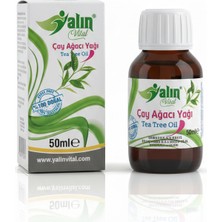 Yalın Vital Çay Ağacı Yağı 50 ml | %100 Saf ve Doğal ( Cam Damlalık Hediyeli )