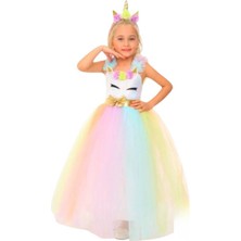 Kostümix Unicorn Kız Çocuk Kostümü