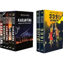 İndigo Kitap Karantina Serisi Seti-5 Kitap Takım- Ciltli Kutulu ve 3391 Km Serisi 2 Kitap Kutulu Ciltli