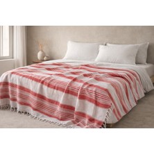 Orbit Çift Kişilik Pike 180X220 cm Çizgili Çok Renkli – %70 Pamuk %30 Polyester –  Dört Mevsim Kullanım – Türkiye Üretim Tek Parça Pike