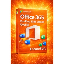 Microsoft Office 365 Pro Plus 2026 Süresiz Lisans Üyeliği - Word, Excel, Onenote, Outlook, Powerpoint,onedrive