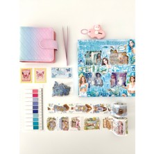 Kağıt Gemi Summer Dream Aesthetic Yaz Güneşi 9 Parça Dev Hediyelik Set/sticker/kitap Ayracı/ Indeks/washi Bant