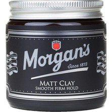 Morgan's Pomade Matt Clay Smooth Firm Hold Güçlü Tutuş Sağlayan Şekillendirici Kil 120ML