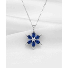Modahilye 925 Ayar Gümüş Lotus Çiçeği Gümüş Kolye