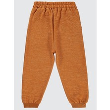 Civil Boys Paçaları Düğmeli 6-9 Yaş Eşofman Altı - Hardal 9-10 Yaş