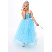 Kostümix Elsa Kız Çocuk Kostümü