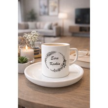 Kişiye/firmaya Özel Baskılı Tekli Türk Kahvesi Fincanı -2