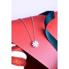 Innuendo Jewelry 925 Ayar Gümüş Açan Lotus Çiçeği Kolye