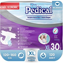 Dr Pedical Yetişkin Hasta Bezi Xl 30'lu 4 Paket (120 Adet)