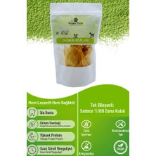 Doğal Dana Kulak Köpek Ödül Maması - %100 Katkısız & Koruyucusuz - 100 gr