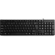 Everest Siyah Usb F Standart Klavye Kb-517Uf