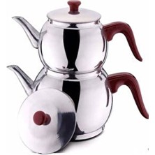 Askur Aliminyum Çaydanlık 4-No Gri Renk Alüminyum Malzeme ile Şık Tasarım