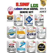 Bilfen Yayıncılık 8. Sınıf LGS 1. Dönem Aylık Sarmal Deneme Seti 10+1 Adet Deneme Kitabı