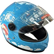 4-12 Yaş Figürlü Çocuk Kaskı / Standart Beden