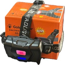 Gold Silver GS-2090 - 4000 Lümen Sensörlü  Şarjlı Zoomlu Kafa Lambası - 9600 Mah Yunusav