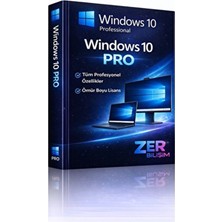 Microsoft Windows 10 Professional Anahtar (Key)