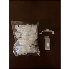 Konur Store Bej Renkli Stor Zebra Perde Tutucu 20 Adet Plastik Materyal ile Kolay Montaj