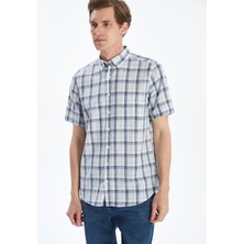Lc Waikiki Yeni Sezon Regular Fit Kısa Kollu Ekose Erkek Gömlek