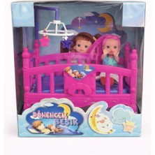 Nasyonel Toys Oyuncak Bebek Beşiği & Uyku Seti – Aksesuarlı Kız Çocuk Oyuncağı