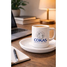 Kişiye/firmaya Özel Baskılı Tekli Türk Kahvesi Fincanı