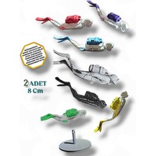 Salıncak Akvaryum Dalgıç Dekoru 2 Adet ( Karışık Renkler)