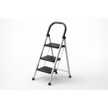 Yıl-tem 3 Basamaklı Katlanır Merdiven | Kaymaz Basamaklı, Hafif ve Dayanıklı Ev Tipi Merdiven