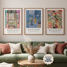 Persona Istanbul Henri Matisse "windows Of Color" - Fauvizm ve Modernizm 3'lü Poster Seti (Çerçevesiz)