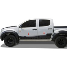 Aftermarket Isuzu D-Max 2012-2020 Kapı Koruma Seti Mat Siyah 4 Parça