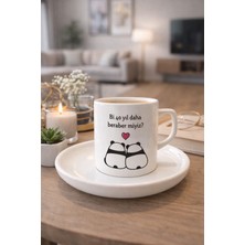 Tekli Baskılı Türk Kahvesi Fincanı -3