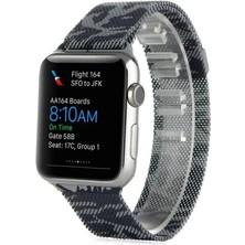 Ally Apple Watch 7-8 45MM 6-5-4 44MM Kayış Kordon Metal Milano Loop Kamuflaj 3-2-1 - KA002N-6Y8MX