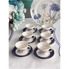 6'lı Kahve Fincanı Seti, Şık ve Zarif Tasarım, 90CC