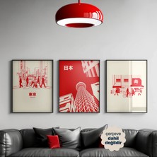 Persona Istanbul "tokyo Red Chronicles" - Şehir, Yaşam ve Mimari 3'lü Poster Seti (Çerçevesiz)
