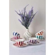 Şık ve Zarif 6'lı Fincan Takımı, Kahve ve Çay Keyfi Için Ideal