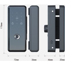 Approkey Ap-Kg9 Cam Tipi Akıllı Kilit Sistemi
