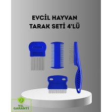 4’lü Kedi Köpek Tüy Temizleme Seti – Paslanmaz Çelikergonomik ve Uzun Ömür - KA002N-70889