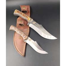 Hisar Bıçak Baba Oğul Verzalit Saplı Av Bıçağı Ve Kamp Bıçağı