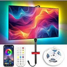 Trend Tv Arkası LED 5 Metre Sensörlü 16MILYON Renk Tonu Profosyonel Şeritled Telefon&kumanda Kontrollü