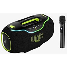 LinkTech M425 Premium Mikrofonlu 350W Ekstra Bas Bluetooth Hoparlör